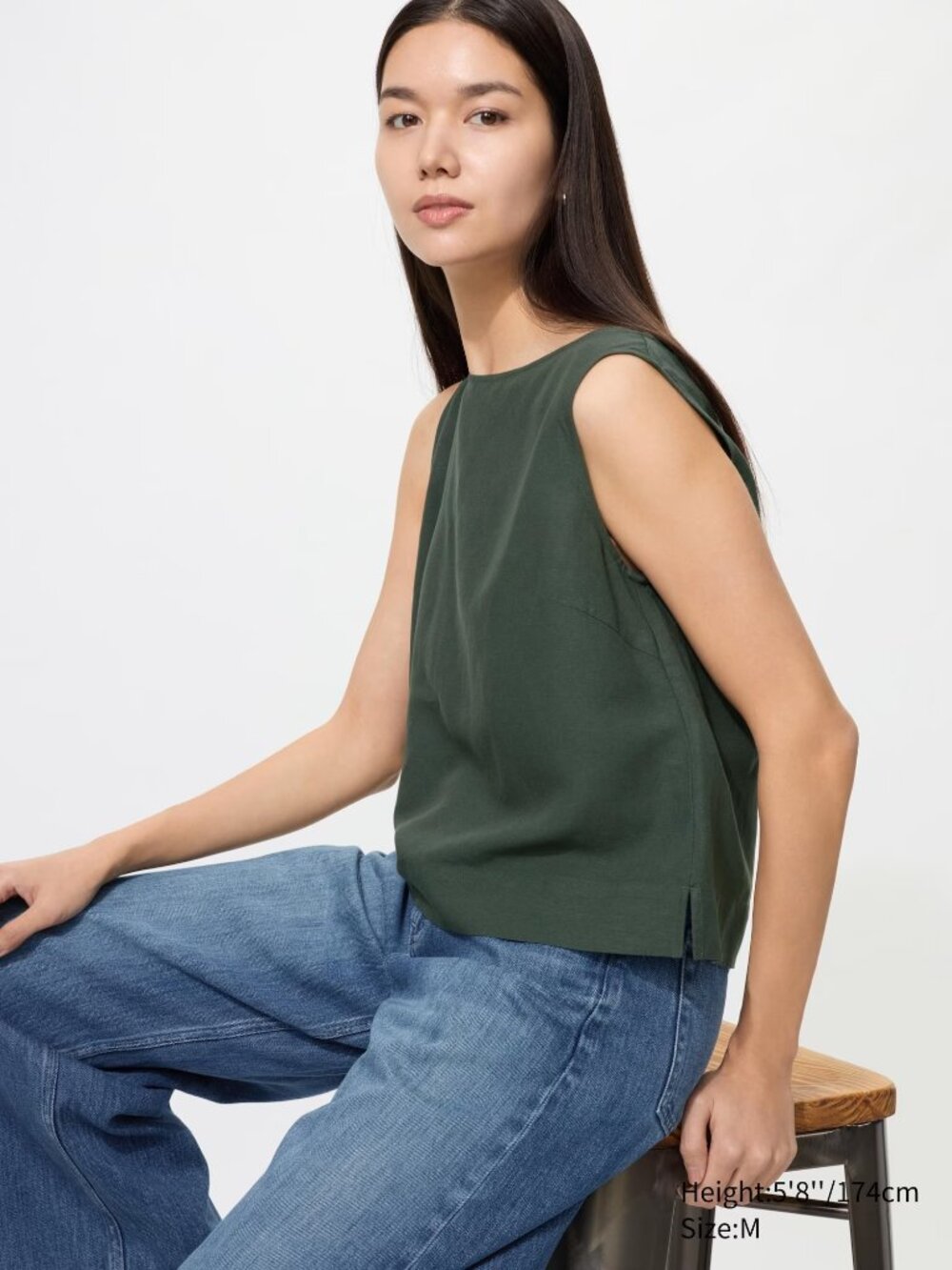 NWT Linen Blend Blouse